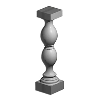 Double-baluster